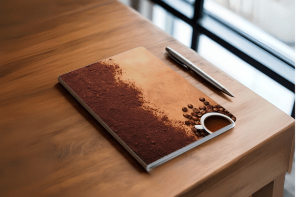 4 Cover Background with Coffee for Your Next Project