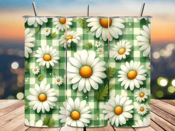 Choosing the Right Custom Tumbler Wrap: A Deep Dive into Daisy Gingham Checkered Patterns and Jumbo Paper Clip Designs