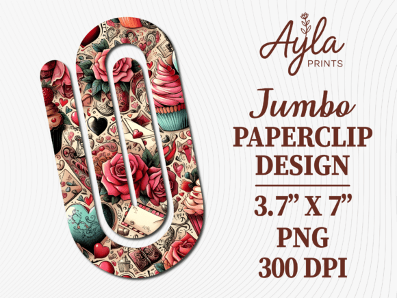 Christmas Cake Collage Jumbo Paperclip: The Ultimate Digital Accessory for Creatives