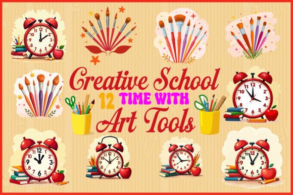 Creative School Time with Art Tools