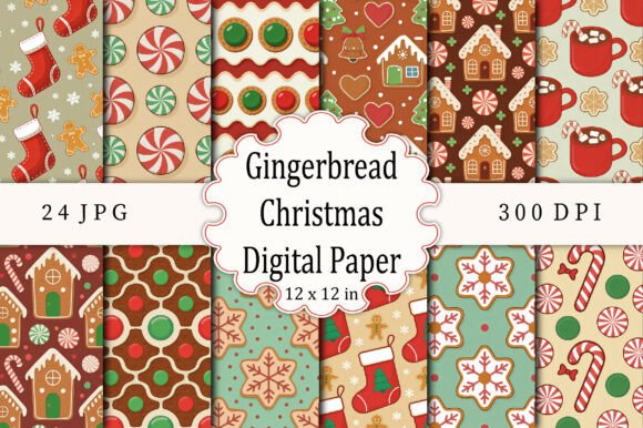 Gingerbread Christmas Digital Paper: A Strategic Asset for Seasonal Branding and Creative Operations