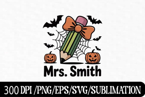 Halloween Pencil Clipart for Teachers