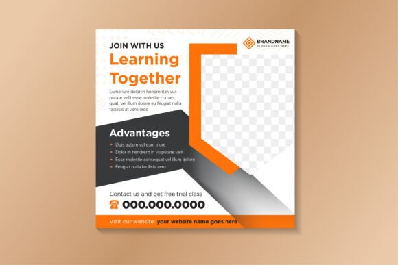 Learning Together Square Banner: Elevating Your Educational Brand Online